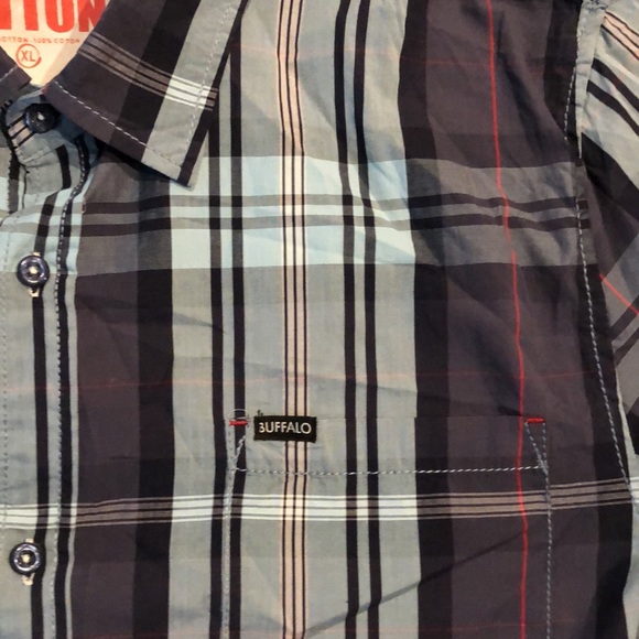 NWOT! - BUFFALO DAVID BITTON ‘Samsun’ 100% Cotton Button Down - Picture 7 of 8